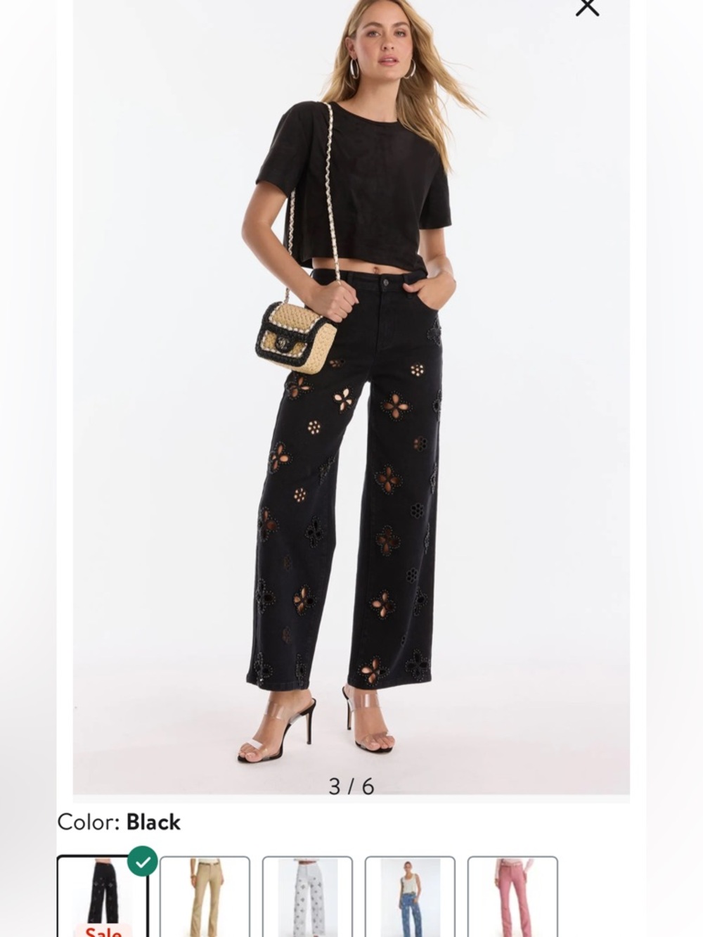 Kaia perl high rise Jeans